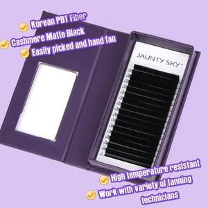 Precio de Fábrica, Marca Privada, Bandeja de Pestañas para Extensión de Pestañas, Curvatura C y <span class=keywords><strong>D</strong></span>, Pestañas de Volumen de 0.20mm - Product Image 3