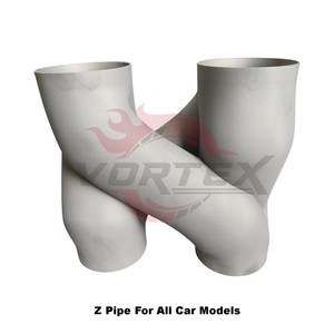Tubo de escape cruzado Vortex impreso en 3D, para BMW, Mercedes, Audi, 2.75 y 3 pulgadas, de longitud igualada, de alto flujo, componente de escape de carreras. - Product Image 4