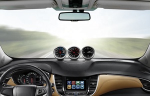QY <span class=keywords><strong>voiture</strong></span> horloge à quartz décoration intérieure horloge contractée décoration intérieure <span class=keywords><strong>thermomètre</strong></span> hygromètre accessoires de <span class=keywords><strong>voiture</strong></span> - Product Image 3
