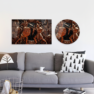 Decoración moderna y elegante para el hogar: Impresión en lienzo - Diseño vibrante, arte en vidrio templado - Product Image 3