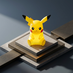 Pokemon Pikaed Plastic Touch Control 3500K Warm White Neon Bulbs <b>LED</b> Mood <b>Light</b> 120x155mm Korean <b>USB</b> Battery Anime Bedroom - Product Image 3