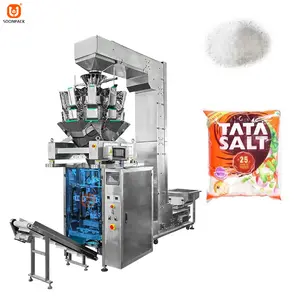 Máquina de envasado de partículas completamente automática adecuada para máquina de envasado de gránulos de alimentos verticales de sal de azúcar