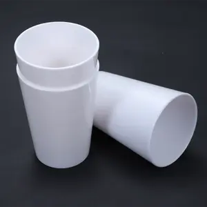 Reusable PP Plastic Material Home Restaurant White Drink Cup Cola Cup