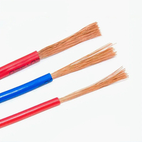 Fil et câble en cuivre toronné BV/BVR résidentiel ignifuge en PVC de 1,5/2,5 mm pour applications de construction et d'alimentation électrique
