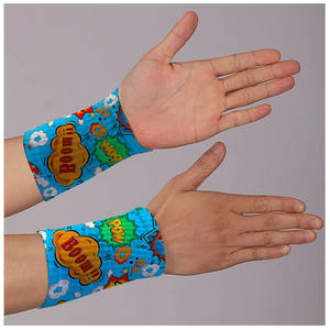 Bandeau <span class=keywords><strong>d</strong></span>'<span class=keywords><strong>haltérophilie</strong></span> bleu personnalisé avec impression numérique à 360 - Product Image 1