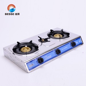 Table de cuisson à gaz 3 brûleurs en acier inoxydable avec allumage automatique et protection anti-extinction pour usage domestique et hôtelier - Product Image 4