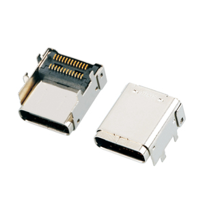 Connecteur de charge femelle empilé MUP 24P 3.1, double rangée, SMT, connecteur USB-C, prise pour la charge de téléphone, serveur réseau informatique - Product Image 1