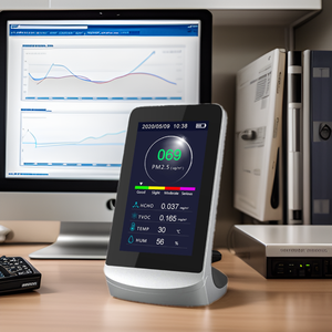 Analizador de Gases Multifuncional Dm72a, Monitor de Calidad del Aire de Escritorio Popular, Detector de Polvo, Formaldehído, PM2.5/PM1.0/PM10/HCHO/TVOC - Product Image 6