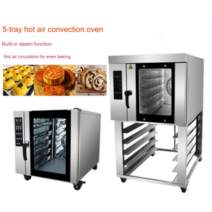 <span class=keywords><strong>Four</strong></span> à convection électrique commercial de haute qualité pour boulangerie, 4 plateaux, pour pizzas, pains, pâtisseries, biscuits, restaurants - Product Image 1