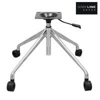 Base pivotante en alliage d'aluminium moderne à quatre étoiles pour chaise de bureau, salon, école, hôtel, certifiée BIFMA+SGS, vente en gros