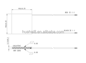 Modulo di Raffreddamento Peltier TEC1-12715 di Grado Industriale, Design Rinforzato per Attrezzature Mediche e Frigoriferi per Auto - Product Image 2