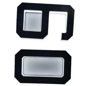 Solar Powered LED Digital <b>Sign</b> 4.7 Inch Golden Yellow Acrylic Outdoor Waterproof Number <b>Light</b> For Door Address Display - Product Image 5