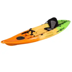 便宜坐在顶部塑料皮划艇-模制2人双人钓鱼冲浪巡航儿童皮艇与成人皮艇