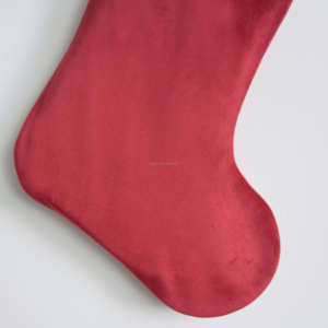 Impression par sublimation Cheminée Familiale Suspendue Déco Couleur Unie Cadeau de Noël <span class=keywords><strong>Chaussette</strong></span> Blanc Rouge Noir Lin Bas de Noël - Product Image 2