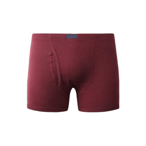 Calzoncillos bóxer personalizados de tiro medio transpirables de alta calidad para hombre de talla grande, ropa interior de LICRA/algodón - Product Image 4