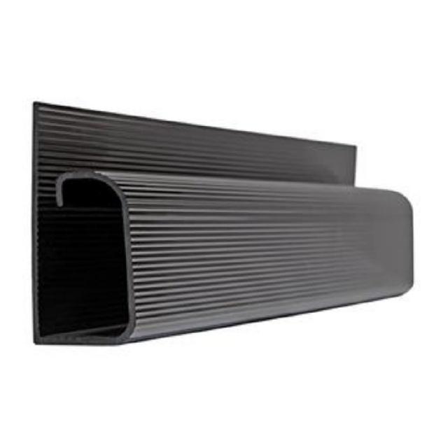 Desk Cable Management Kit Self-Adhesive 96\" J Channel 6X16 Black Wiring Ducts Cord Hider Organizer Tray