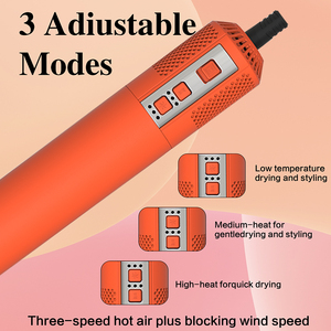 Asciugacapelli Professionale Ionico ad Alta Velocità 10-in-1 con Strumenti Multifunzionali e Spazzola ad Aria Calda <span class=keywords><strong>per</strong></span> Uso Domestico e Alberghiero - Product Image 5