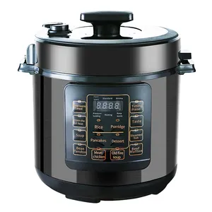 Pressure Cooker Stainless Steel Housing Non Stick Aluminium Liner Rice Cooker 6L Digital Electric Pressure Cooker Multi Function