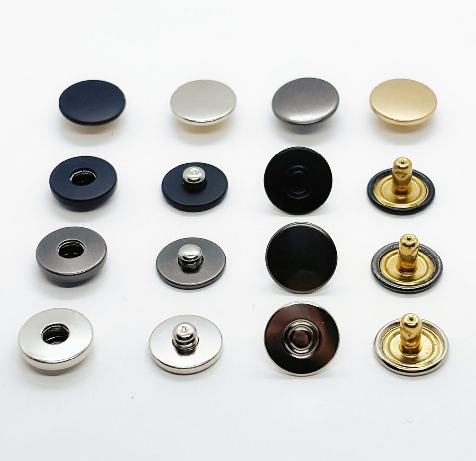 Socket Stud Post Solid Brass Snap Fastener Socket Stud Post with Classic Style Button ...
