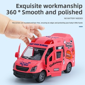 Coche <span class=keywords><strong>de</strong></span> <span class=keywords><strong>Juguete</strong></span> <span class=keywords><strong>de</strong></span> Inercia para Niños, Modelo <span class=keywords><strong>de</strong></span> Camión <span class=keywords><strong>de</strong></span> <span class=keywords><strong>Helados</strong></span> <span class=keywords><strong>de</strong></span> Plástico con Diseño <span class=keywords><strong>de</strong></span> Dibujos Animados - Product Image 5