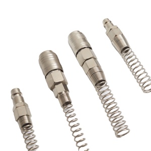 Konektor Udara Cepat Tipe Eropa Berkualitas Tinggi dengan Ulir BSPP/BSPT/NPT, Dapat Disesuaikan OEM untuk Peralatan Pneumatik - Product Image 1