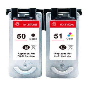 Hicor-Cartucho de tinta para impresoras Canon Pixma IP2200, IP150, MP160, MP170, MP180, MP450, color negro, PG50, <span class=keywords><strong>CL51</strong></span>, 50XL y 51XL, para impresoras - Product Image 1