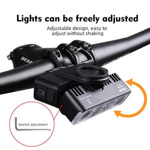 Phares de vélo à LED ThinkRider Feux de nuit durables pour VTT Vélos de route Clignotant fort pour le cyclisme en toute sécurité - Product Image 4