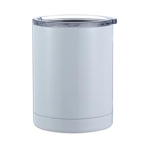 Vaso de acero inoxidable de 10 oz, taza de viaje con aislamiento al vacío, recubierta con pintura en polvo, para uso en exteriores. - Product Image 1