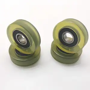 ตลับลูกปืนเม็ดกลมร่องลึกความแม่นยำสูง 688-2RS เคลือบโพลียูรีเทน ขนาด 8x22x5 มม. พร้อมซีลยูรีเทนสำหรับเครื่องนับธนบัตร <span class=keywords><strong>ZZ</strong></span> รุ่น PU68822-7 - Product Image 1