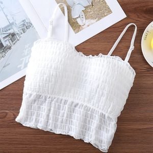 卸売ナイトクラブ人気のセクシーな女性用ベストブラ取り外し可能なカップ通気性女性用ベスト - Product Image 5