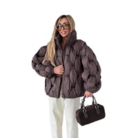 Nouvelle veste en duvet et coton pour femmes russes européennes et américaines, collection automne-hiver 2026, pour la chaleur