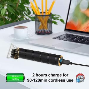 Muguxi - Máquina Cortapelos Profesional Recargable por USB, Uso en Salón, Gran Potencia, 7000-9000 rpm, Negra - Product Image 4