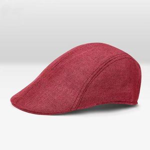 Casquette pour homme en laine bleu royal respirante, décontractée, pour l'hiver - Product Image 4