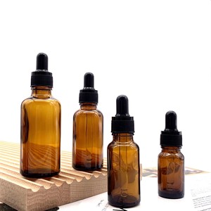 Flacon en verre ambré opaque <span class=keywords><strong>de</strong></span> 30 ml <span class=keywords><strong>de</strong></span> qualité supérieure avec bouchon en caoutchouc, flacon cosmétique <span class=keywords><strong>pour</strong></span> huile essentielle, <span class=keywords><strong>pour</strong></span> emballage séparé <span class=keywords><strong>de</strong></span> liquides et d'essences - Product Image 5