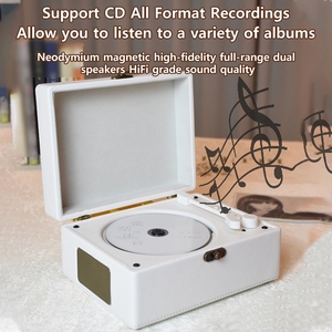 Xách tay BT 5.0 Music CD <span class=keywords><strong>Player</strong></span> với HiFi Loa U đĩa Album điều khiển từ xa thiết kế cổ điển-âm thanh tốt nhất & video phụ kiện Quà Tặng - Product Image 6