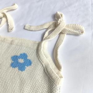 Bage nouveau-né bébé filles gilet tricoté filles <span class=keywords><strong>pull</strong></span> sans manches Offre Spéciale floral décontracté hiver 100% coton bio bébé épais 1000 - Product Image 3