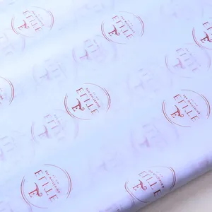사용자 정의 조직 종이 브랜드 로고 조직 포장 포장 종이 의류 인쇄 화이트 블랙 방수 전문 종이 Gua 100