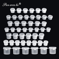 2/3/510/15ml 6/8 Streifen Transparente PP-Kunststoff-Farb boxen Acrylfarben-Spender box Großhandel Leere Farb boxen
