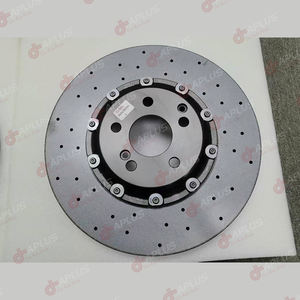 Kit de disques de frein en céramique carbone Aplus Racing 10N 10 Pot avec revêtement en carbure de silicium R20 pour Audi A4 RS7 S4 2015 - Product Image 6