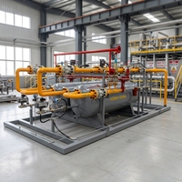 Kit d'alimentation en gros pour station de décompression tri-étages à haut débit avec régulateur de pression et débitmètre CNG standard