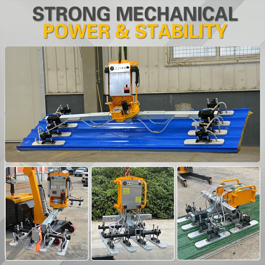 <strong>2026</strong> Electric Rotating and Tilting Suction Cups <strong>Vacuum</strong> Lifter Sandwich Panel Lifting Equipment