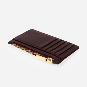 Cartera de Cuero Genuino con Cremallera para Tarjetas de Crédito y Visa, de Bajo Precio y Venta Caliente (ODM) - Product Image 1