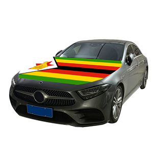 Venta al por mayor 120x150cm Zimbabue Car Hood Covers Durable Asequible y barato Car Flag - Product Image 2