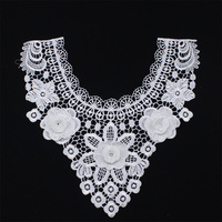 Bon marché Prix Broderie Indienne Brodée Dentelle Col Cou Garniture Dentelle Col Broderie Applique Pour Enfants