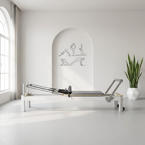 JOYFIT Reformer de Pilates en alliage d'aluminium fiable, durable et réglable, design écologique pour usage domestique, multifonctionnel - Product Image 1