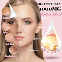 Complément alimentaire en gommes au glutathion liposomal et au collagène, enrichi en vitamine C, pour un éclaircissement naturel de la peau et un éclat sain, fabriqué en Chine (OEM).