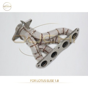 Colector de escape OUCHI de alta calidad para <span class=keywords><strong>Lotus</strong></span> <span class=keywords><strong>Elise</strong></span> 1.8, de acero inoxidable con escudo térmico, piezas de rendimiento automotriz - Product Image 3