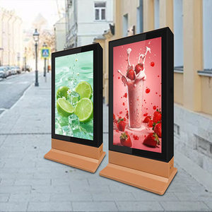 Quiosco Publicitario Exterior de Doble Cara, Tótem con Sistema Android Windows, Señalización <span class=keywords><strong>Digital</strong></span> Exterior de Dos Colores, Tótem Táctil de Pantalla Dual - Product Image 1