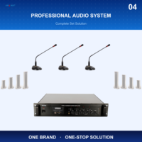 Amplificateur PA HKNC HG-A3350 350W avec fonction de suppression de micro pour musique, sortie ligne 100V pour sonnerie de diffusion sur campus