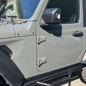 บอร์ดเหล็กพิมพ์สองประตู NERF สีดำพื้นผิ<span class=keywords><strong>ว</strong></span>เหล็กสำหรับงานหนักสำหรับ JEEP Wrangler JK JL 2007-2024 - Product Image 4